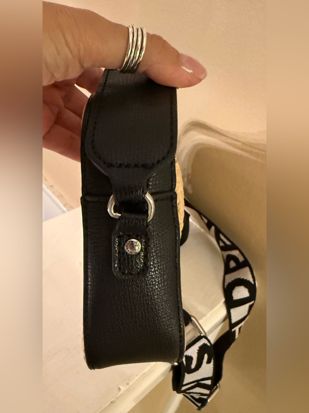 Kar! Lagerfeld Paris Maybelle crossbody camera bag w/Paris embellishments - Picture 8 of 12